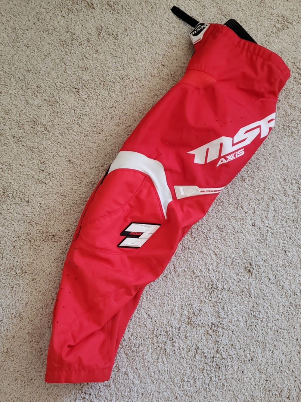 MSR Axxis Red Motocross Pants Men's 38